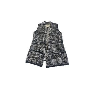 Anthropologie Angel of the North Black and White Vest - Women’s Size Small